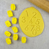 Number Cookie Stamp Set