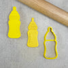 Baby Bottle Baby Shower Cookie Embosser & Cutter