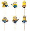 Despicable Me Minions Paper Cupcake Cake Toppers 24Pk