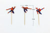 Spiderman Paper Cupcake Cake Toppers 24pcs