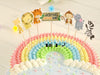 Jungle Animals Paper Cupcake Cake Toppers 24pcs