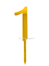 Gold "0"-"9"  Number Birthday Age Acrylic Cake Toppers