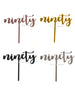 Ninety 90th Birthday Acrylic Cake Toppers