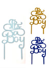 It's a Boy Gender Reveal Baby Shower Acrylic Cake Toppers