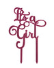 It's a Girl Gender Reveal Baby Shower Acrylic Cake Toppers