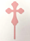 Cross Acrylic Cake Topper