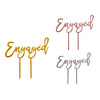 Engaged  Acrylic Cake topper