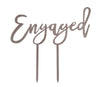 Engaged  Acrylic Cake topper