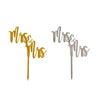Mrs & Mrs  Acrylic Cake topper