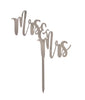 Mrs & Mrs  Acrylic Cake topper