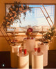 White Round Plinths
