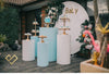 Pastel Blue Plinths