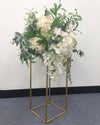Gold Stand Flower Ball Centerpiece