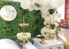 Gold Cake Stands For Hire