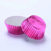 Hot Pink 100pk Cupcake Foil Metallic Cases Baking Cups