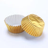 Dark Gold 100pk Cupcake Foil Metallic Cases Baking Cups