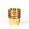 Shimmer Gold 50pk Cupcake Foil Metallic Cases Baking Cups