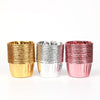 Shimmer Silver 50pk Cupcake Foil Metallic Cases Baking Cups