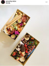 100PCS Extra Small Catering Tray With Brown Window Lid Grazing Box