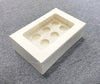 12 Mini Holes Clear Window CupCake Box With Inserts