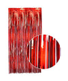 Iridescent Red Curtain Backdrop 1M Wide X 2M Long
