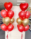 Sempertex Shimmer  Red 30cm Latex Balloon 18pk