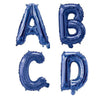 Blue "A"-"Z" Alphabet/Letters 35cm Foil Balloons Air Filled Only