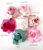 8cm/14cm Teal Artificial Rose Flower Head