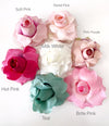 8cm/ 14cm Brite Pink Artificial Rose Flower Head