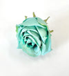 8cm/14cm Teal Artificial Rose Flower Head