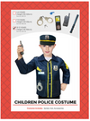 Children Police Costume and Accessories Kids Book Week Costumes
