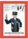 Children Police Costume and Accessories Kids Book Week Costumes