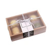 6 Inners Large Recatangle Craft Cookie / Macaron Box With Clear Cover