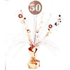 50th Birthday Centerpiece Weight - Rose Gold