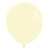 46cm Sempertex Latex Balloons - Matte Pastel Yellow