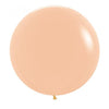 60cm Sempertex Latex Balloons - Matte Peach Blush
