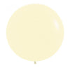 60cm Sempertex Latex Balloons - Matte Pastel Yellow