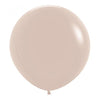 60cm Sempertex Latex Balloons - Matte White Sand