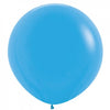 Matte Blue Jumbo 90cm Round Sempertex Latex Balloon Each