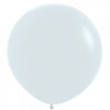 Matte White Jumbo 90cm Round Sempertex Latex Balloon Each