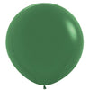 Matte Forest Green Jumbo 90cm Round Sempertex Latex Balloon Each