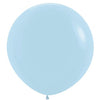 Matte Pastel Blue Jumbo 90cm Sempertex Latex Balloon Each