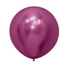 60cm Sempertex Latex Balloons - Reflex / Chrome Fuchsia/Hot Pink