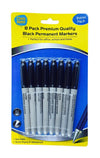 Black Markers Pens 8PK