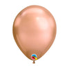 Qualatex Chrome Light Rose Gold 28cm Latex Balloons Pack of 50