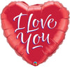 I Love You Red Heart Shape 45cm Foil Balloon
