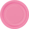 Hot Pink Large Round Paper Plates Pack of 8