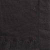 Black Large Paper Napkins Serviettes 20PK