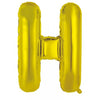 Gold "A"-"Z" 86CM Decrotex Alphabet/Letters Shaped (34") Foil Balloons