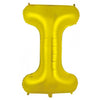Gold "A"-"Z" 86CM Decrotex Alphabet/Letters Shaped (34") Foil Balloons